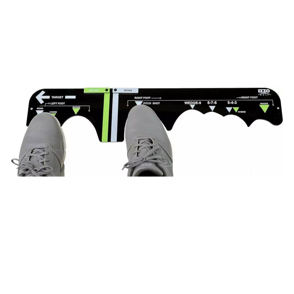 Izzo Golf Sure Stance Ball Position Trainer Right Hand Golf Stance Aid